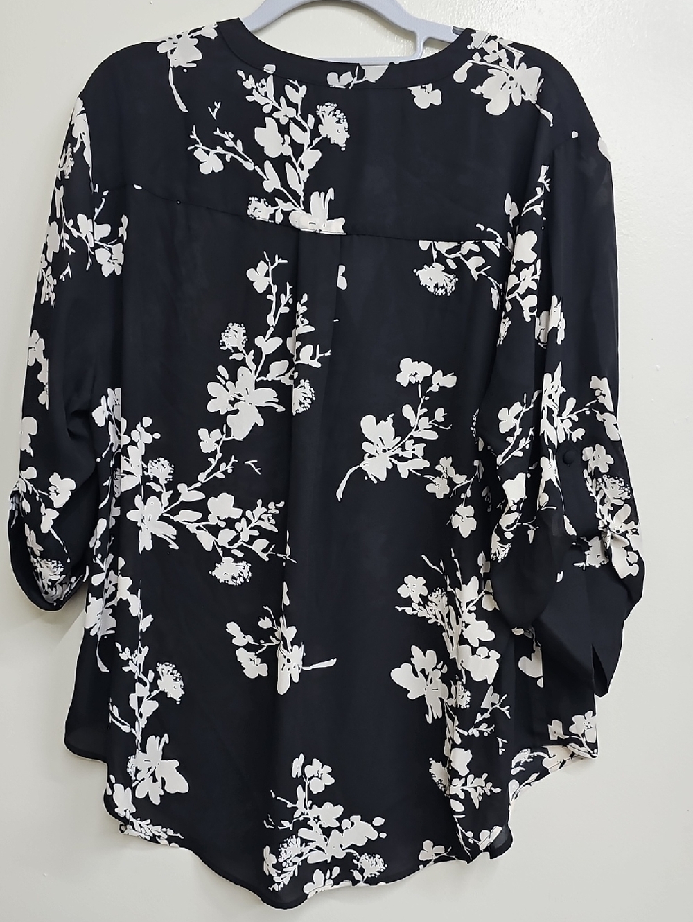 TORRID Harper 3/4 Sleeve Pullover Blouse Size 1 - Picture 8 of 8
